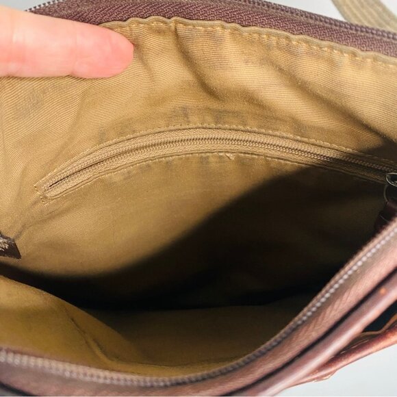Small Brown Leather Crossbody Bag